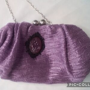 PURPLE Cameo Purse